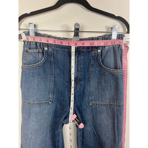 Hudson Jeans Remi High Rise Straight Leg Jeans Elastic Waist Women's 28 / 6 - Picture 10 of 12